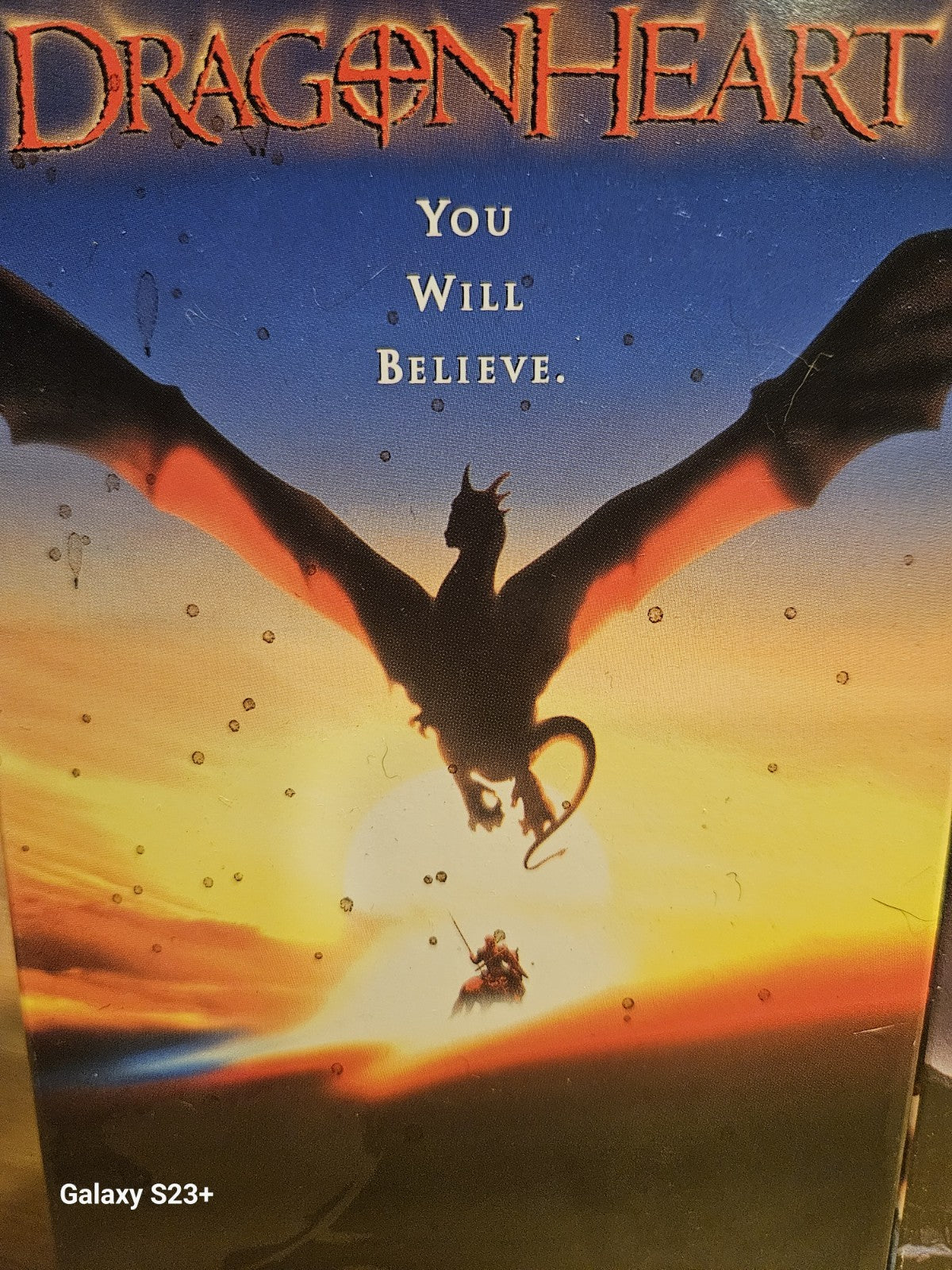 Dragonheart 1 & 2 A New Beginning VHS MCA Universal, Dennis Quaid, Sean Connery