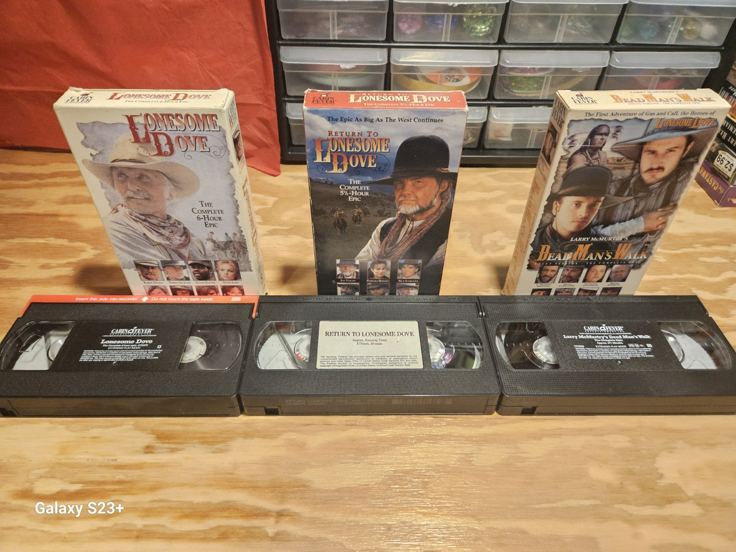 Western VHS Lot Lonesome Dove Young Guns Warner Bros MGM Vestron Orion Tristar