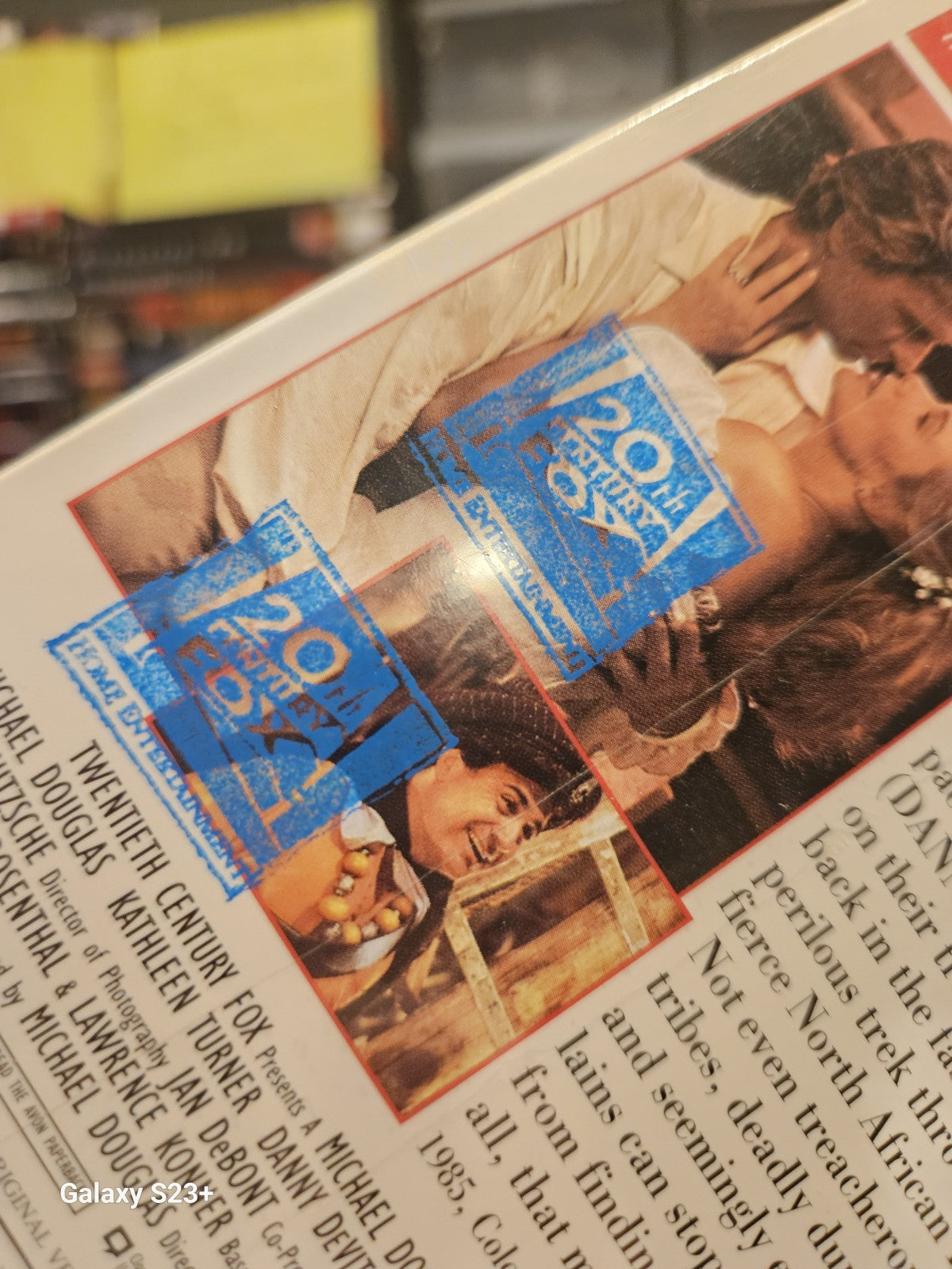 Romancing the Stone & Jewel of the Nile VHS, Factory Sealed, 20th Century Fox