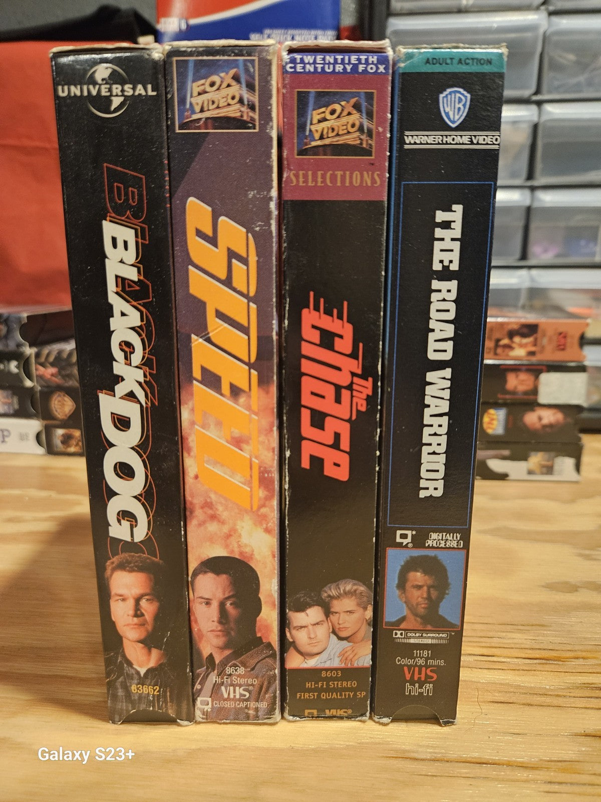 Road Action VHS - Road Warrior Chase Speed Black Dog 20th Century Fox Universal