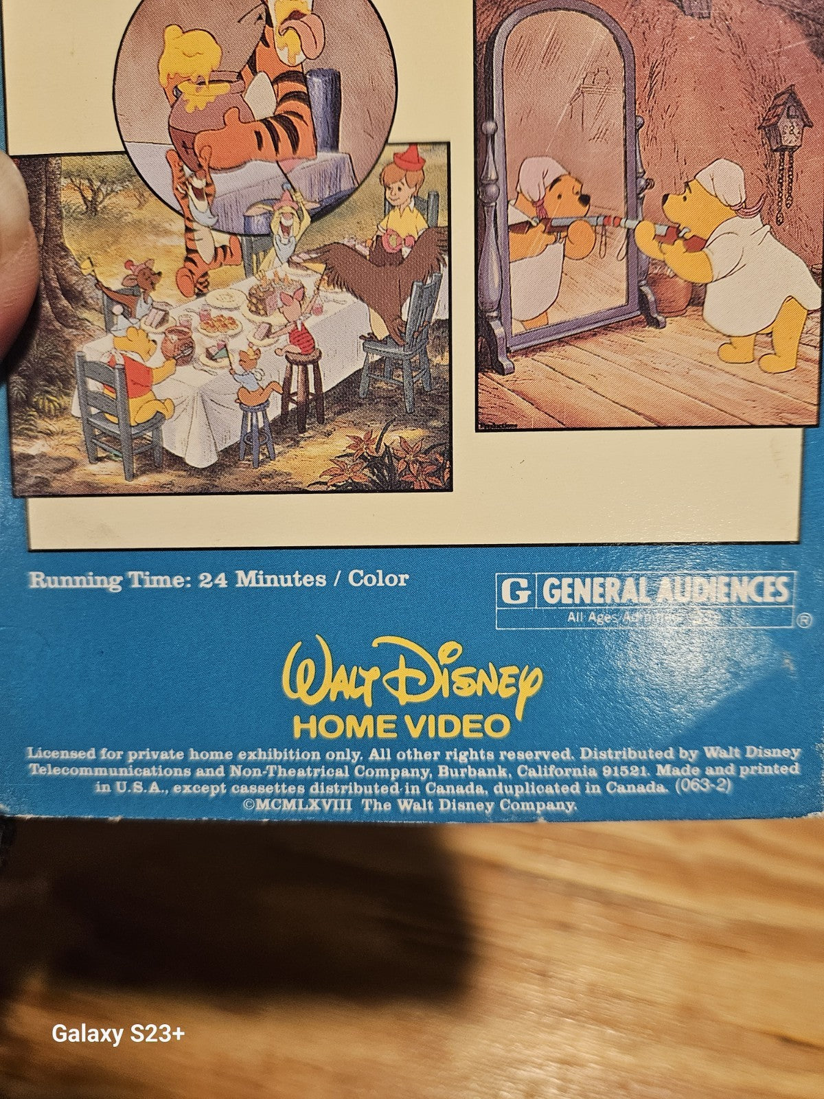 Vintage Winnie The Pooh VHS Set - The Blustery Day + A Day For Eeyore, Disney