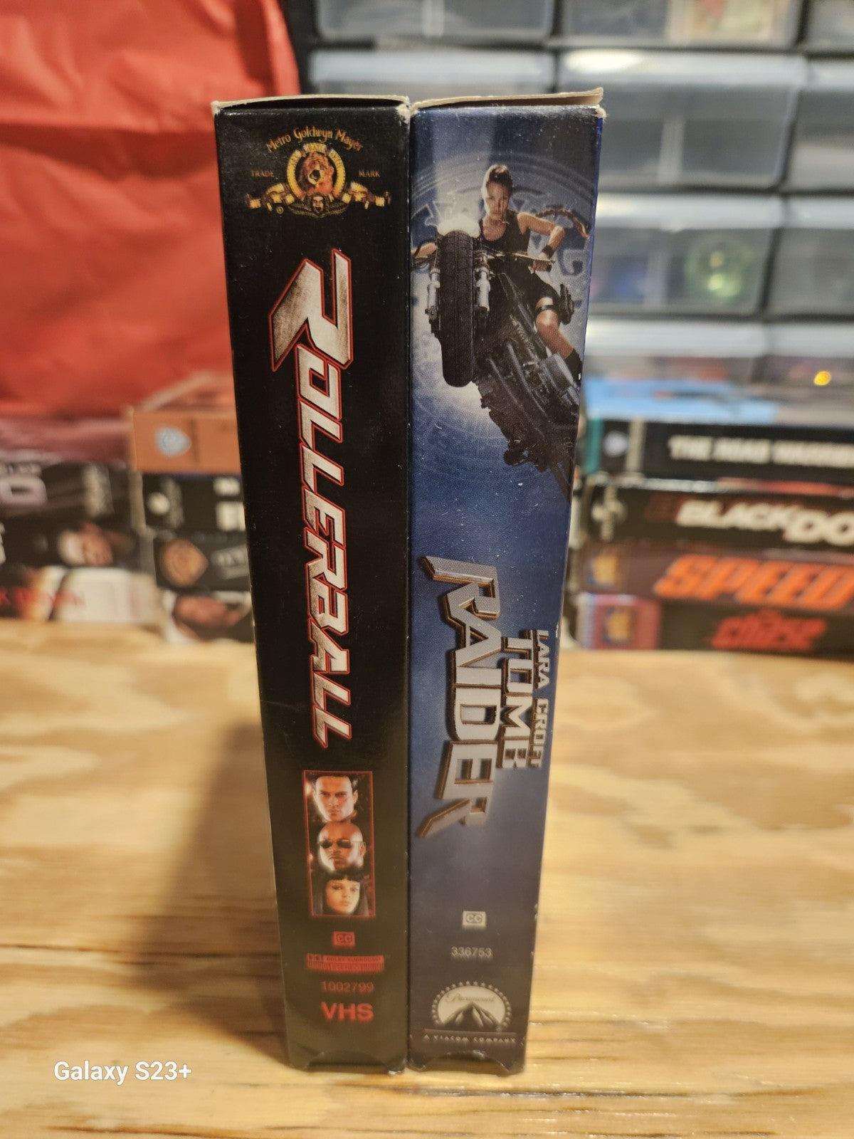 Lara Croft Tomb Raider, Rollerball VHS Angelina Jolie, LL Cool J, Paramount MGM