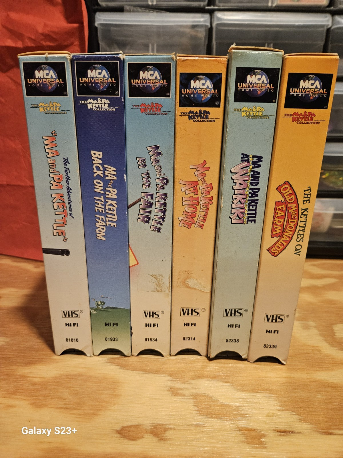 Ma And Pa Kettle VHS Lot Fair, Old Macdonald Farm, Waikiki, Home, MCA Universal