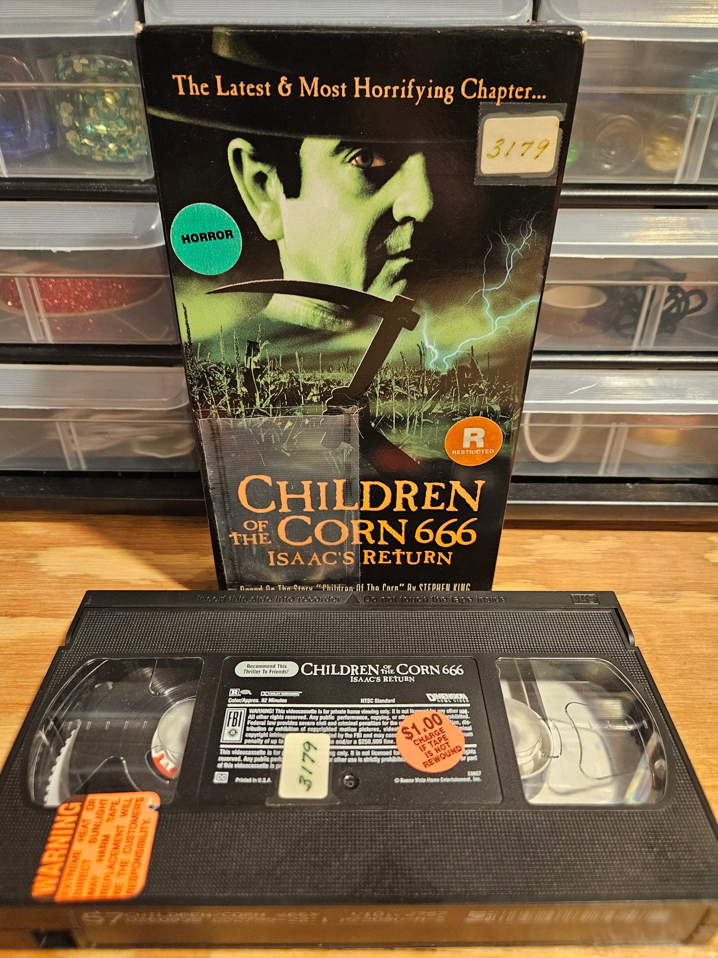 Children Of The Corn VHS Lot 1, 2, 3, 5, 666