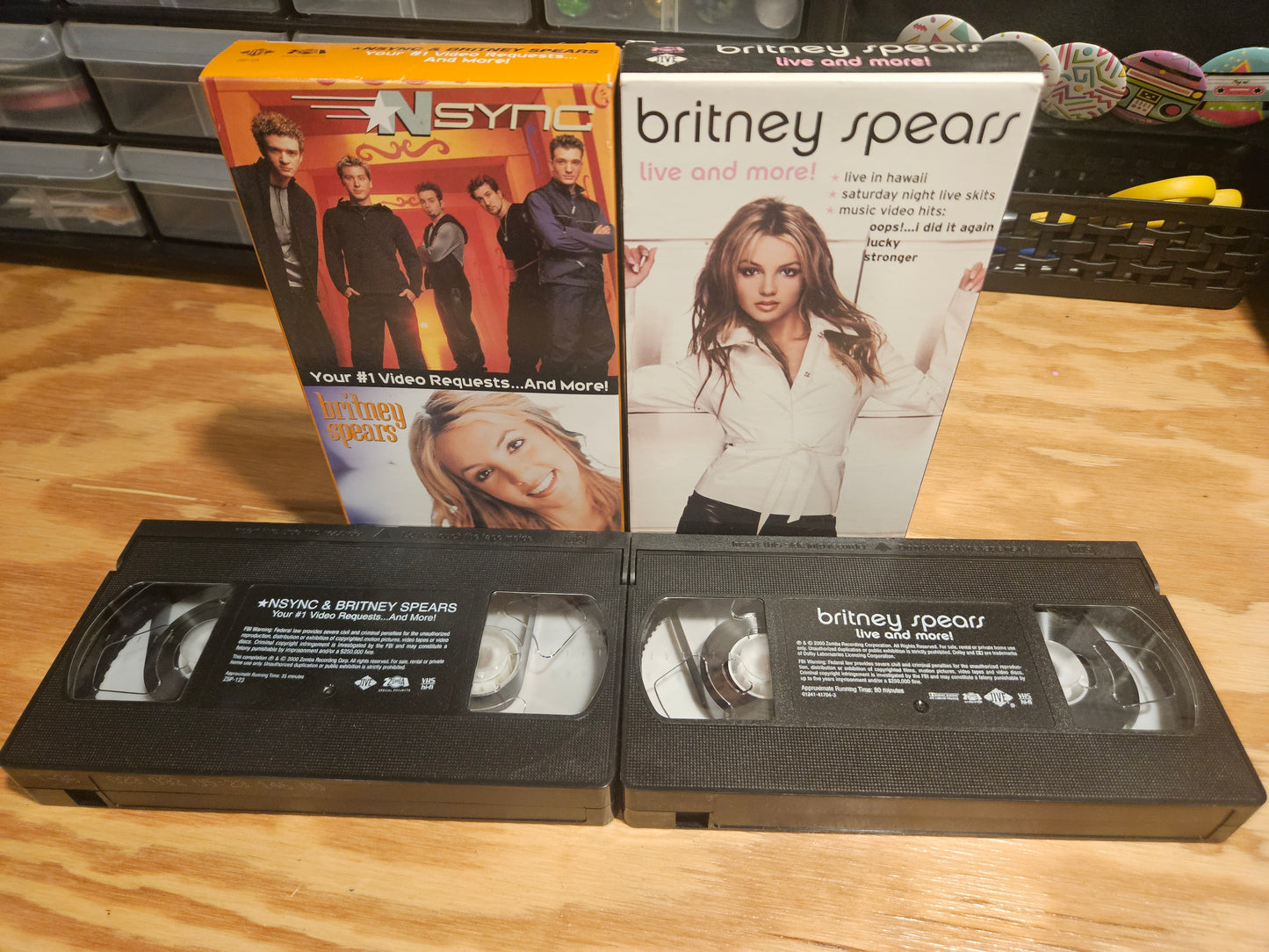 Britney Spears & Nsync VHS, Music Memorabilia
