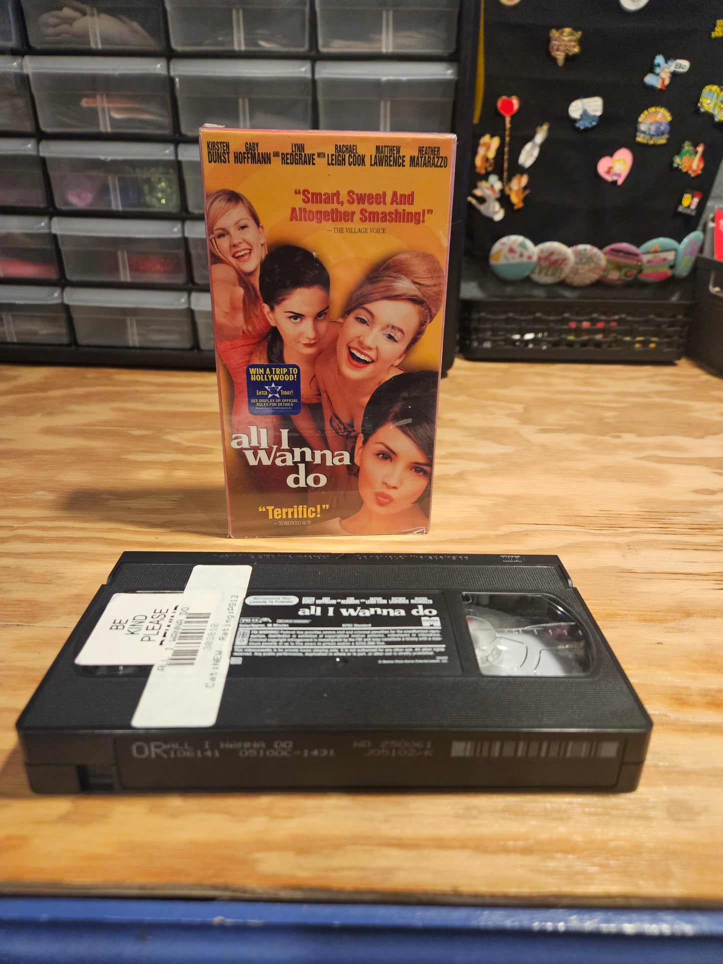 All I Wanna Do VHS (AKA Strike), Cult Classic, Previous Rental Video