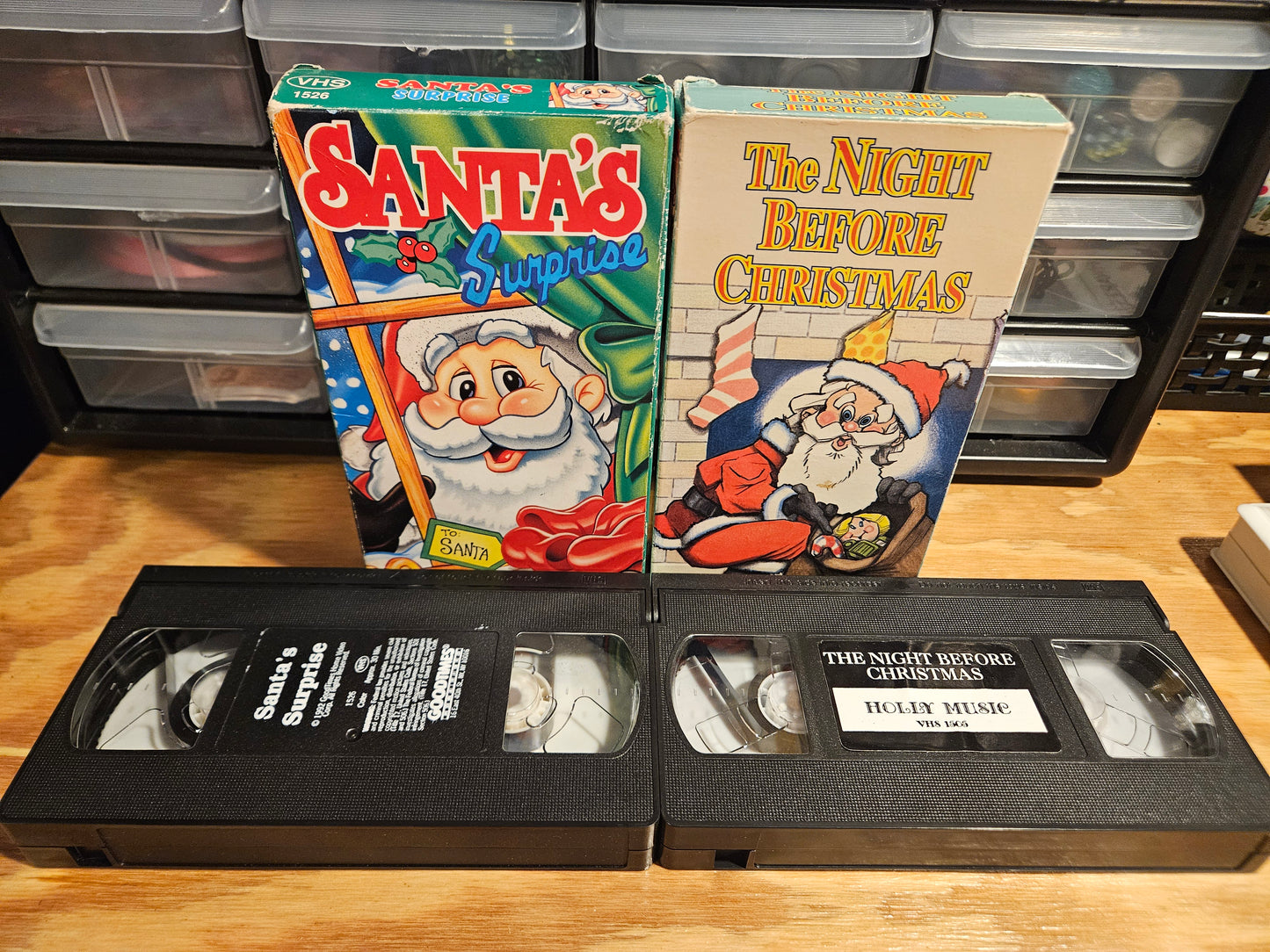 Santa VHS Set- Santa's Surprise and The Night Before Christmas