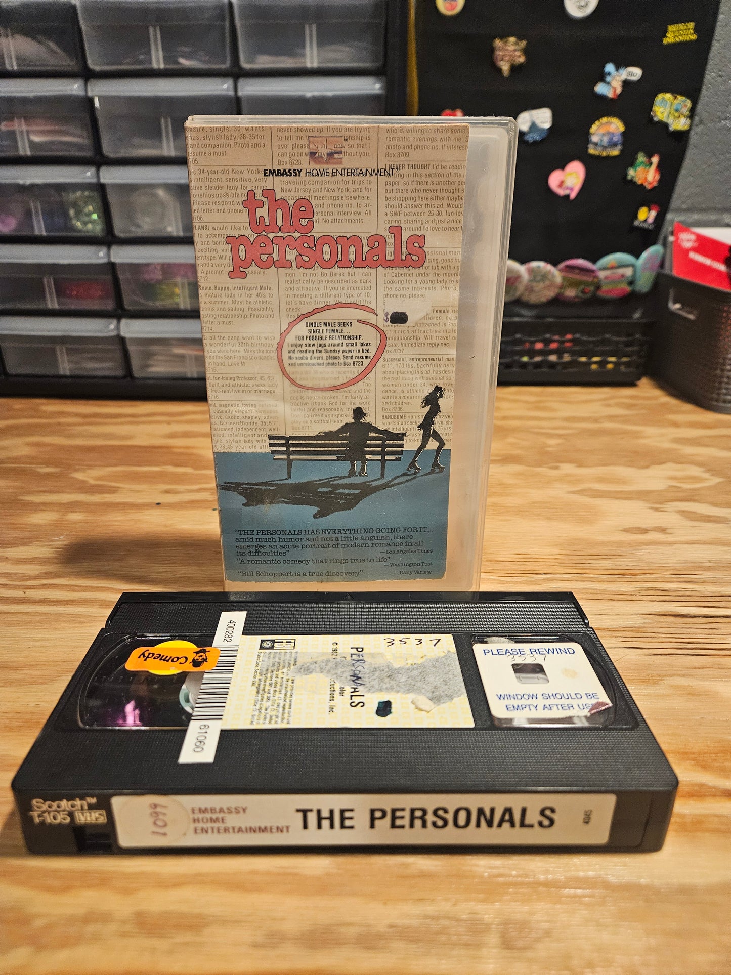 The Personals VHS, Previous Rental Video.