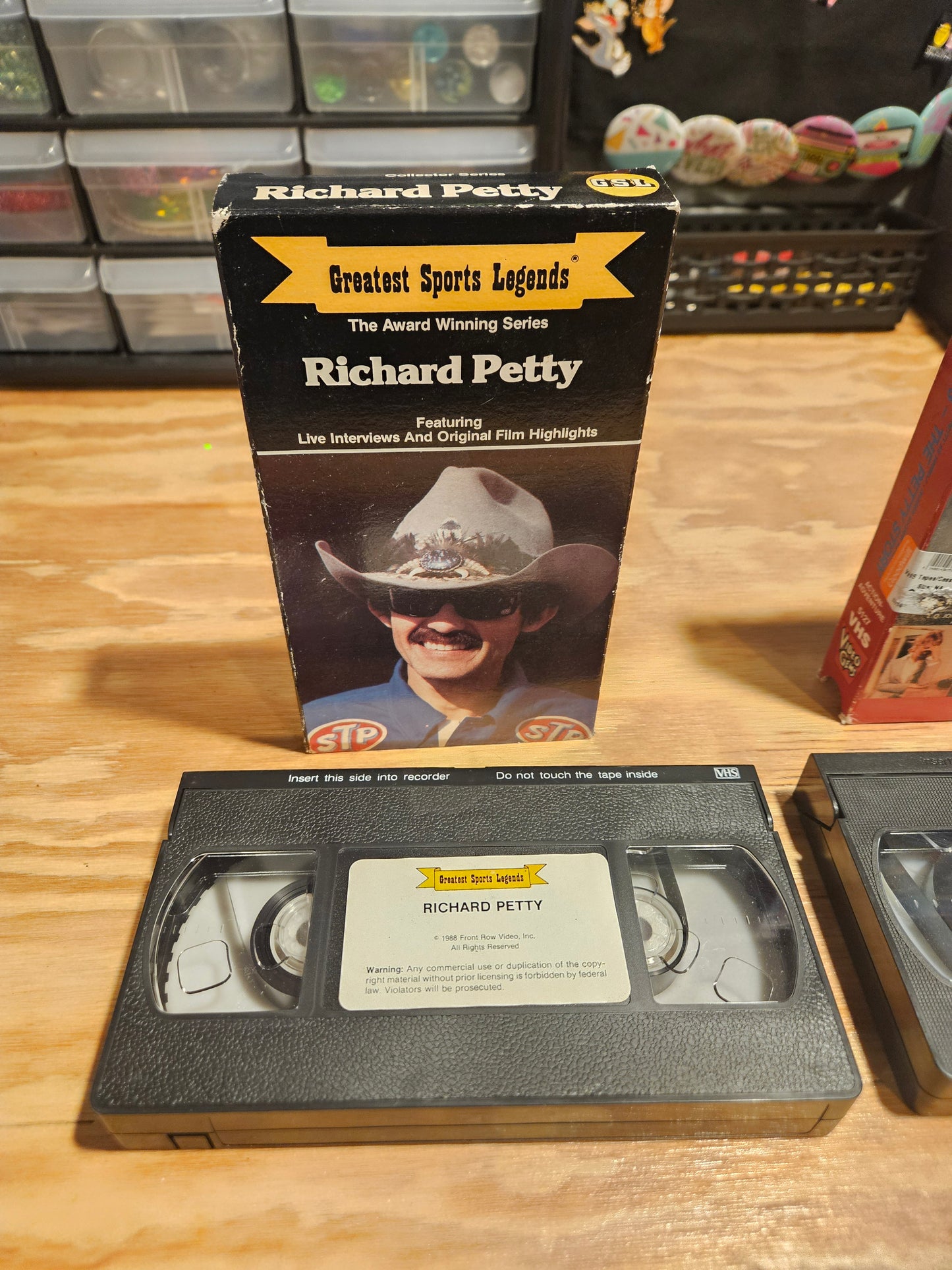 43 The Petty Story, Greatest Sports Legends Richard Petty, Popular Mechanics All Time Greatest Stock Car Finishes, Winston Cup VHS Lot, NASCAR