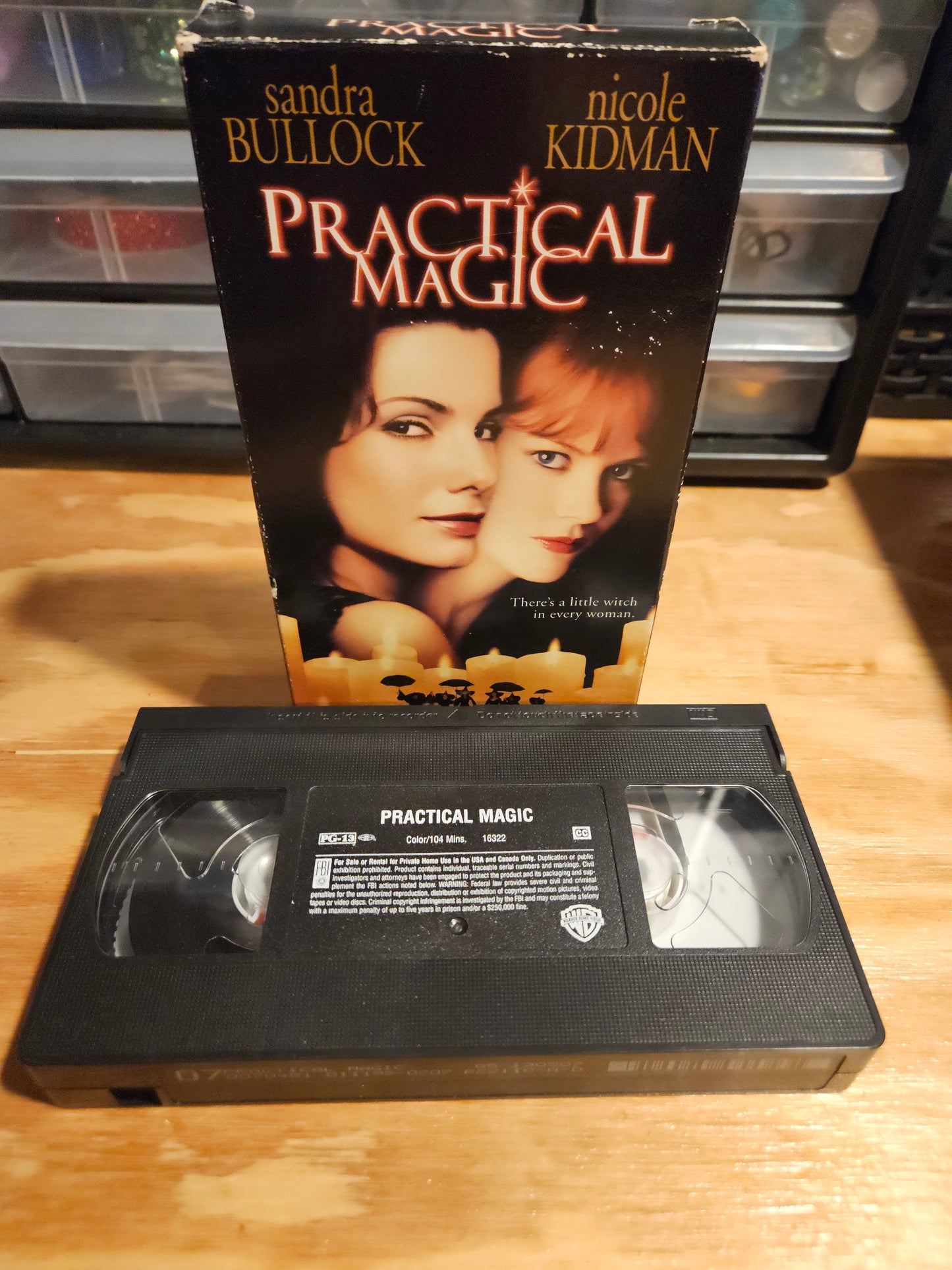 Practical Magic VHS, Sandra Bullock, Nicole Kidman, 90s Cult Classic
