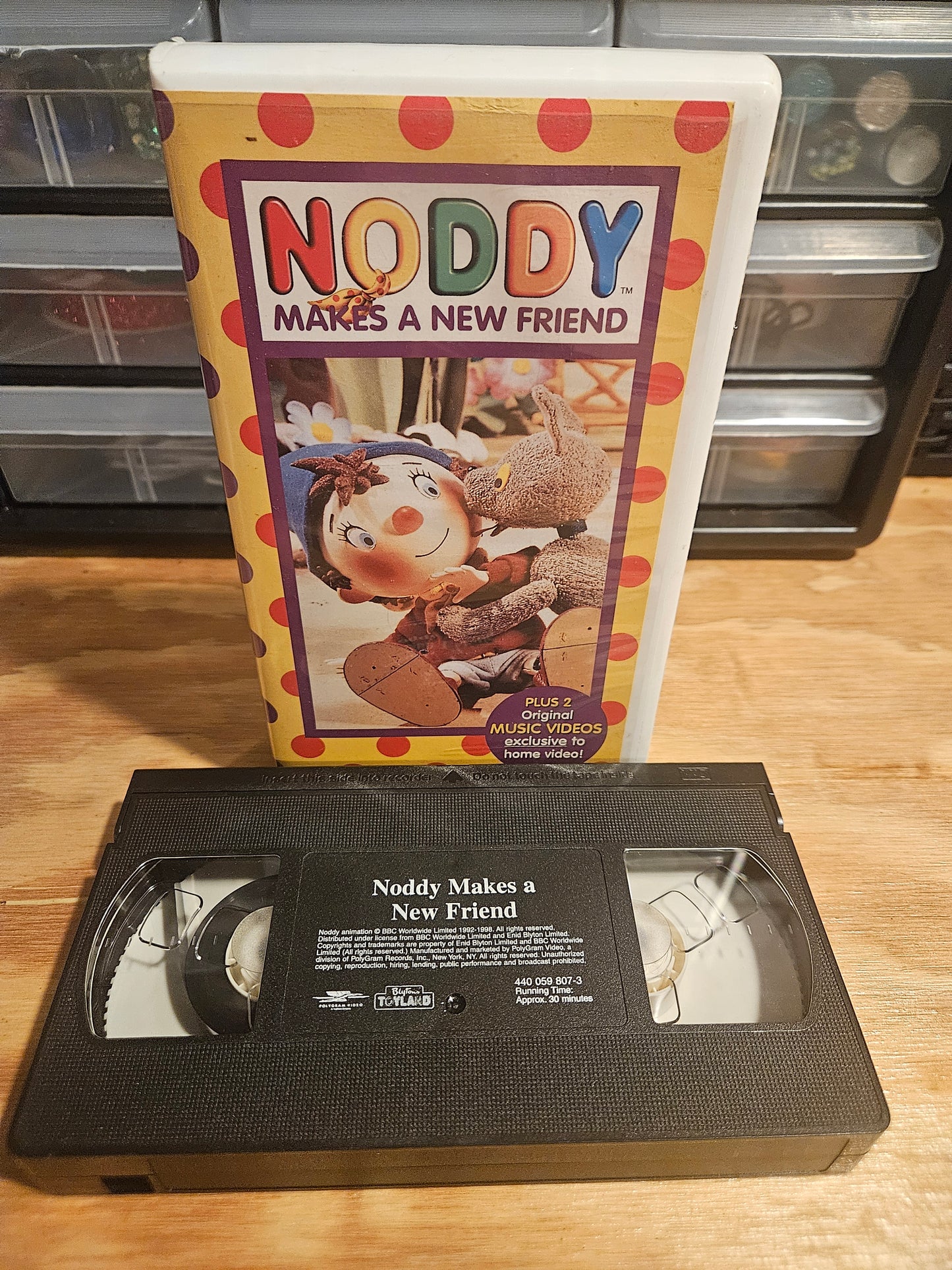 Noddy Makes A New Friend + 2 Other Stories VHS RARE