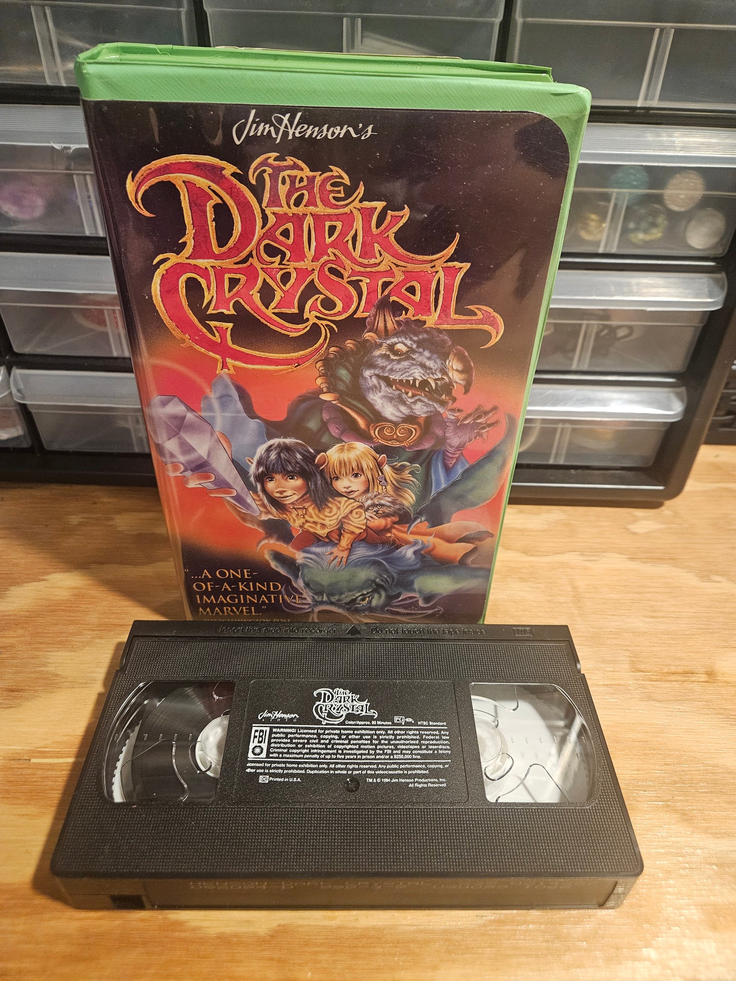 The Dark Crystal VHS, Jim Henson, Cult Classic