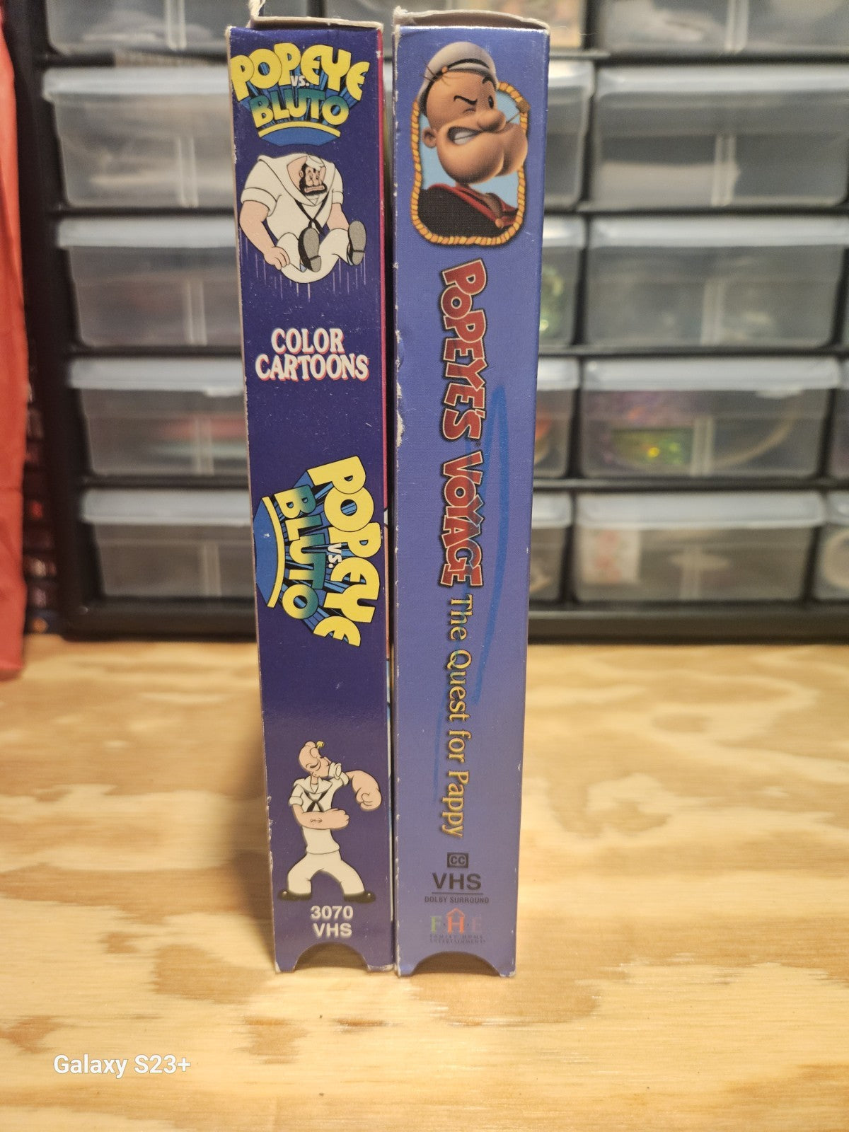 Popeye VHS - Popeye vs. Bluto, The Quest for Pappy, UAV, FHE, Lionsgate