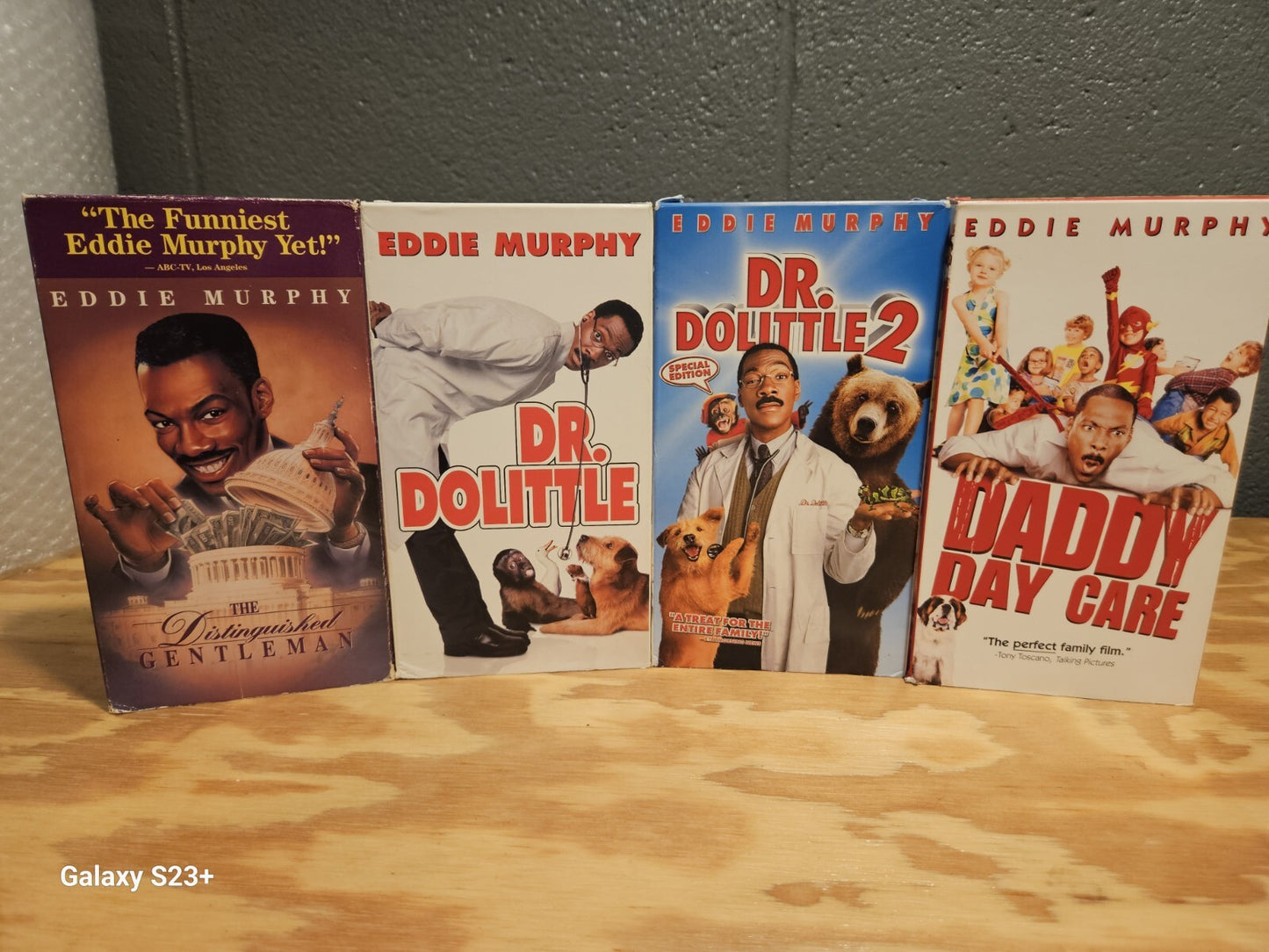 Eddie Murphy VHS Dr. Dolittle, Daddy Daycare, Trading Places Vampire In Brooklyn