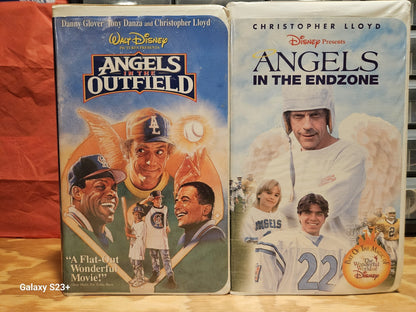 Angels In The Outfield, Endzone VHS Set, Disney, Christopher Lloyd