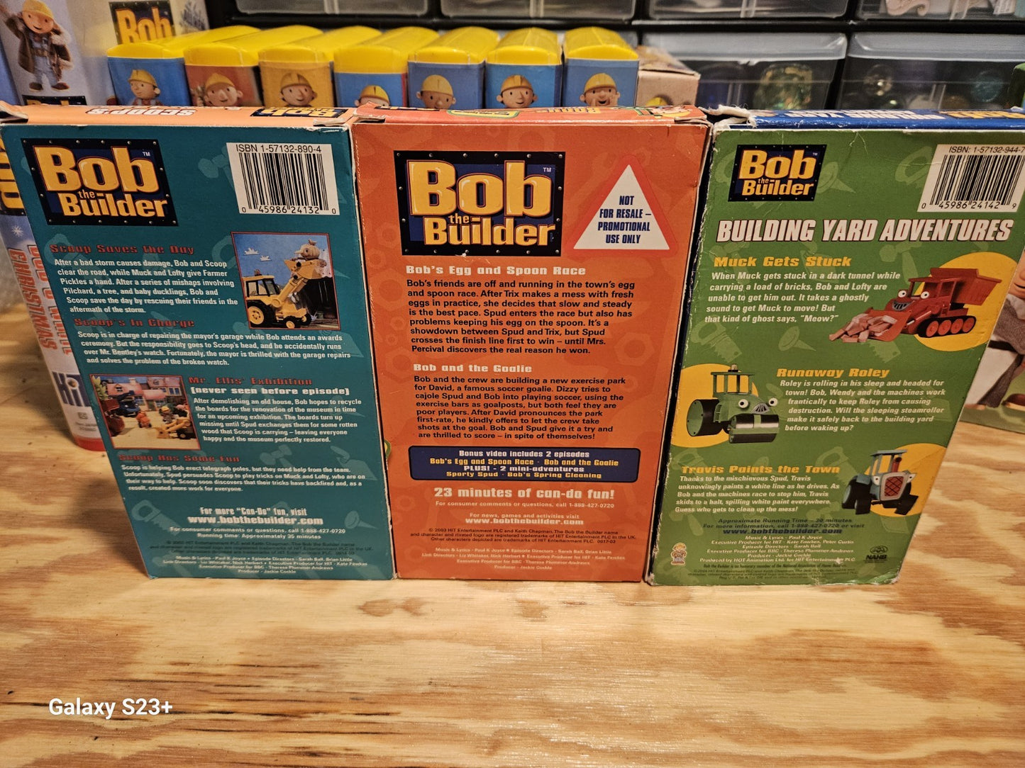 Bob The Builder VHS, Huge Lot 17 VHS, Rare, Kids, HiT Entertainment,  NAHB 