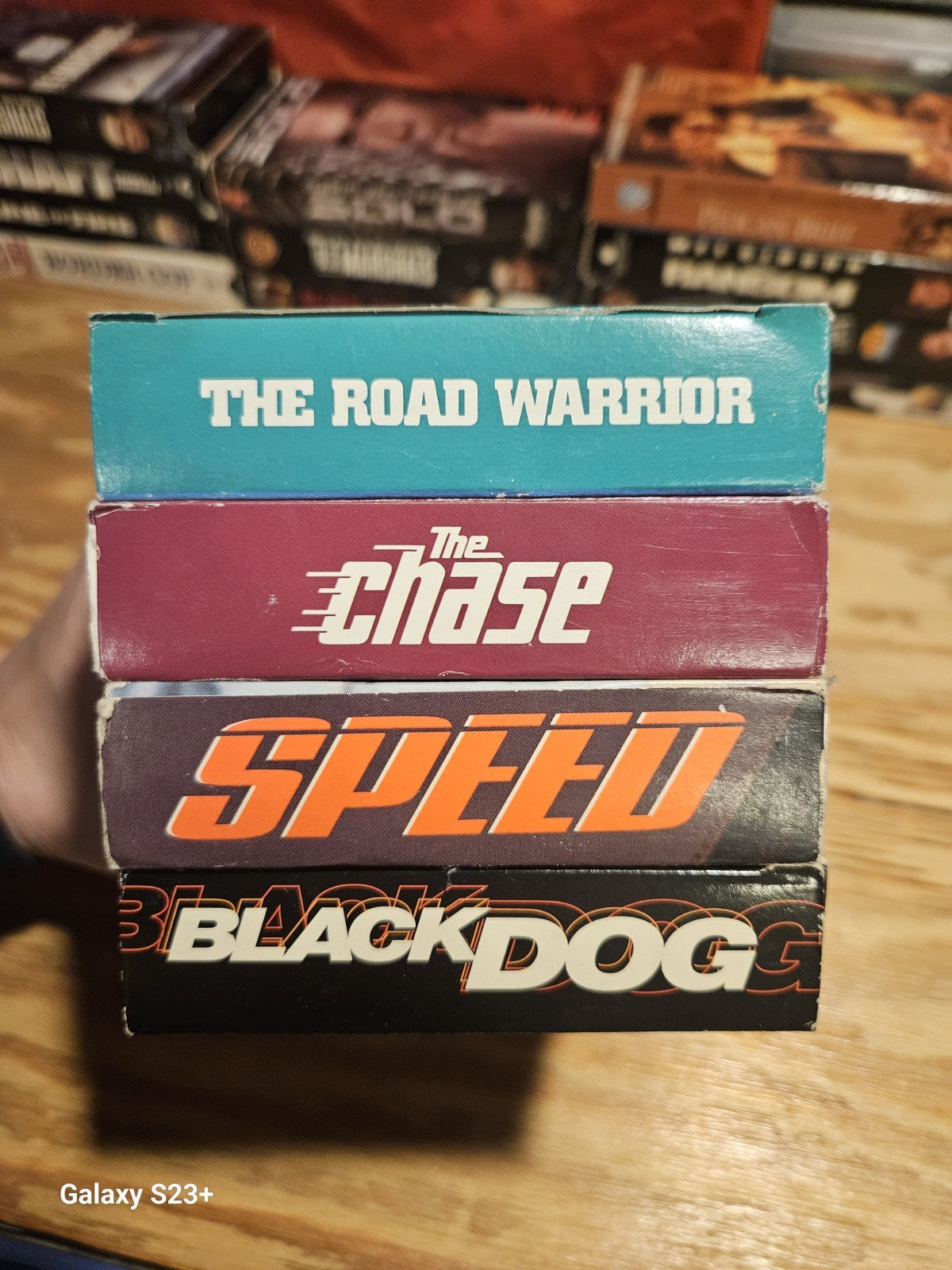 Road Action VHS - Road Warrior Chase Speed Black Dog 20th Century Fox Universal
