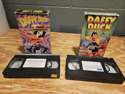 Daffy Duck VHS Set, Favorite Cartoon Classics, UAV Home Video 