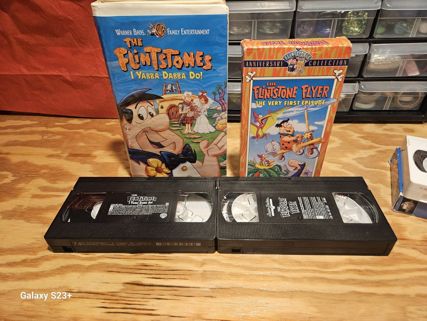 Flintstones VHS Lot Yabba Dabba Do, Flyer, Fearless Fred, Hanna Barbera MCA WB