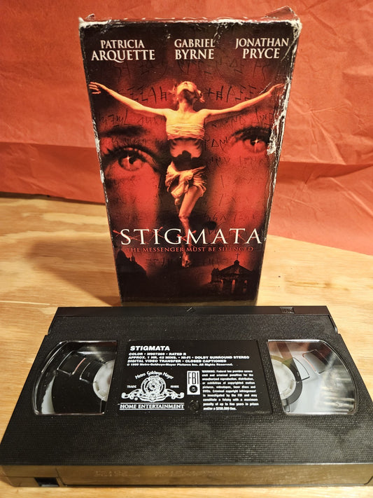 Stigmata VHS, MGM, Horror, Patricia Arquette, Gabriel Bryne