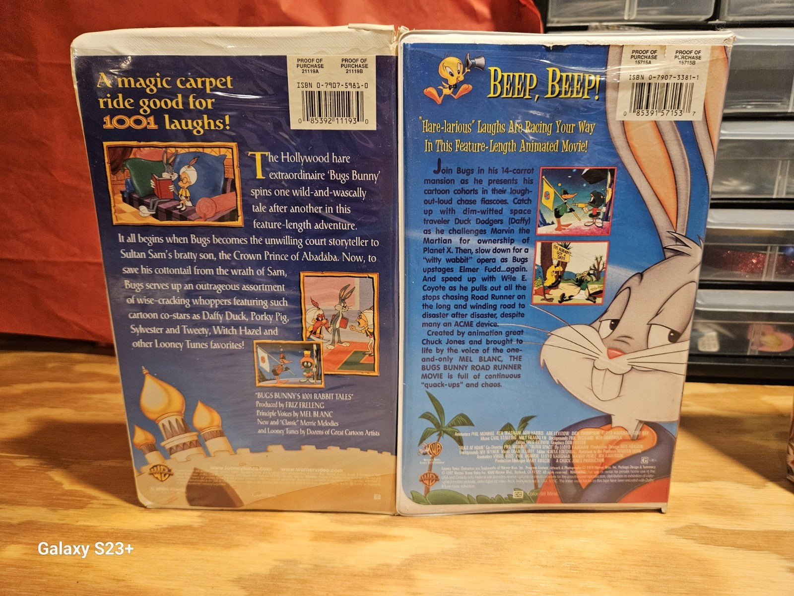 Looney Tunes VHS Lot Bugs Bunny, Taz Sylvester, Tweety, Halloween, Warner Bros