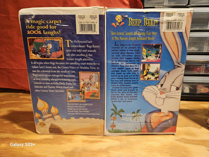 Looney Tunes VHS Lot Bugs Bunny, Taz Sylvester, Tweety, Halloween, Warner Bros
