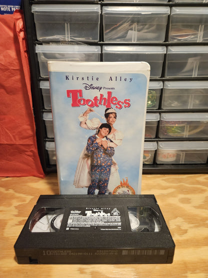 Toothless VHS Video Tape, Kirstie Alley Midkiff, Redgrave Wonderful World Disney