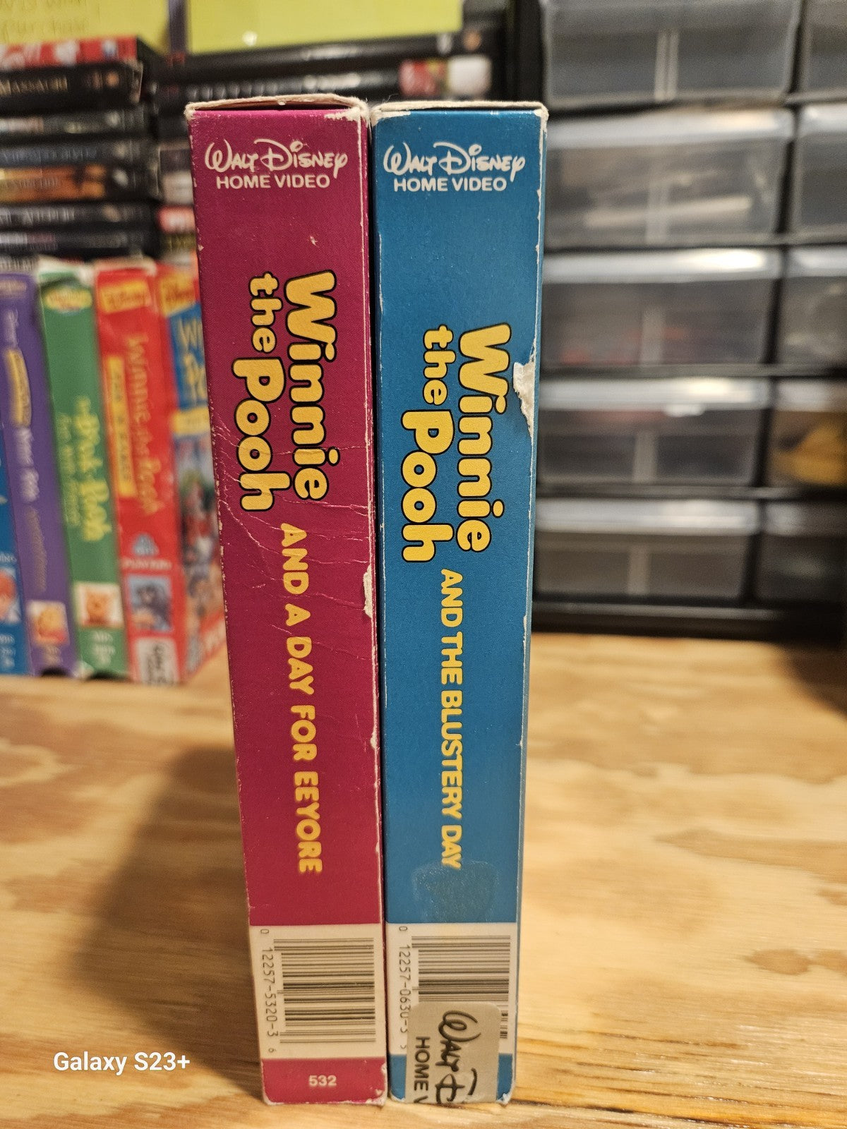 Vintage Winnie The Pooh VHS Set - The Blustery Day + A Day For Eeyore, Disney