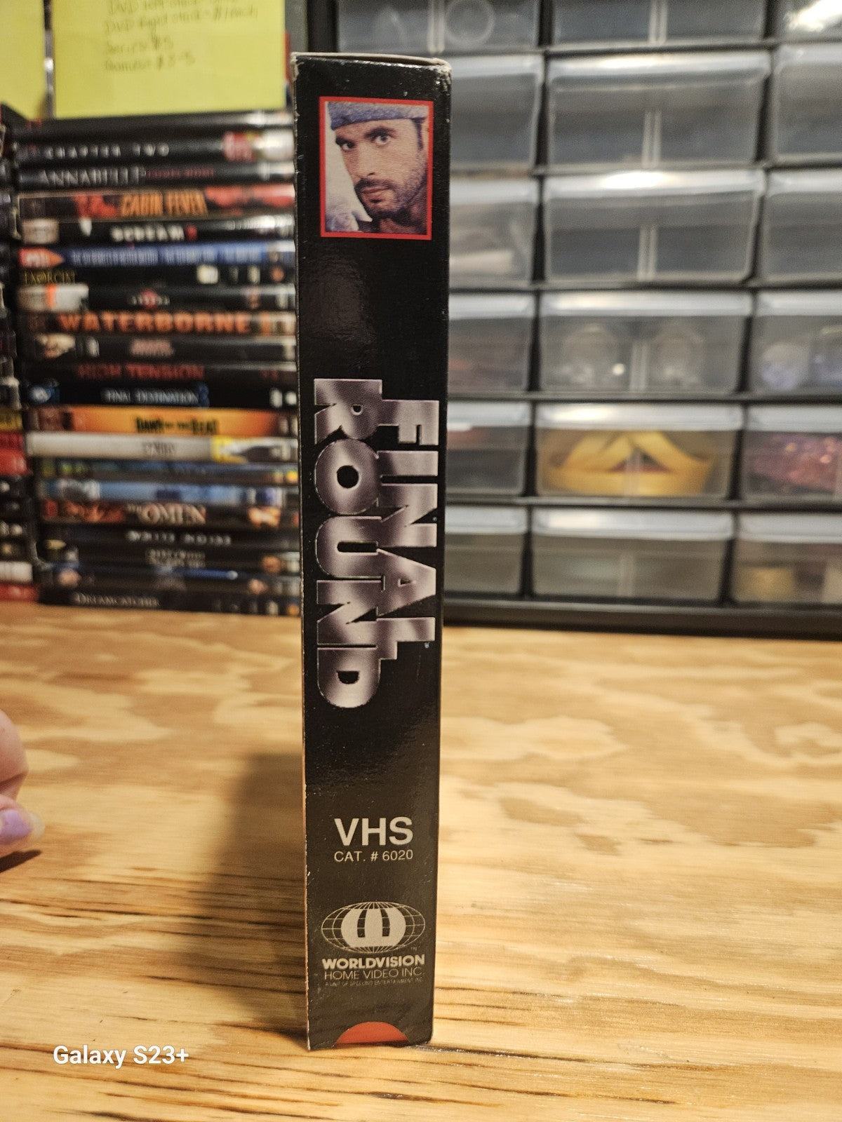 Final Round Promotional Screener VHS 1993 Lorenzo Lamas, Worldvision, Action