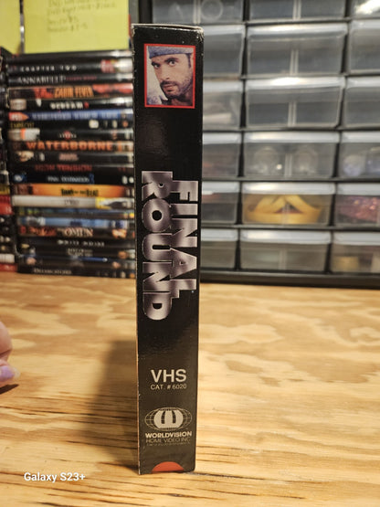 Final Round Promotional Screener VHS 1993 Lorenzo Lamas, Worldvision, Action