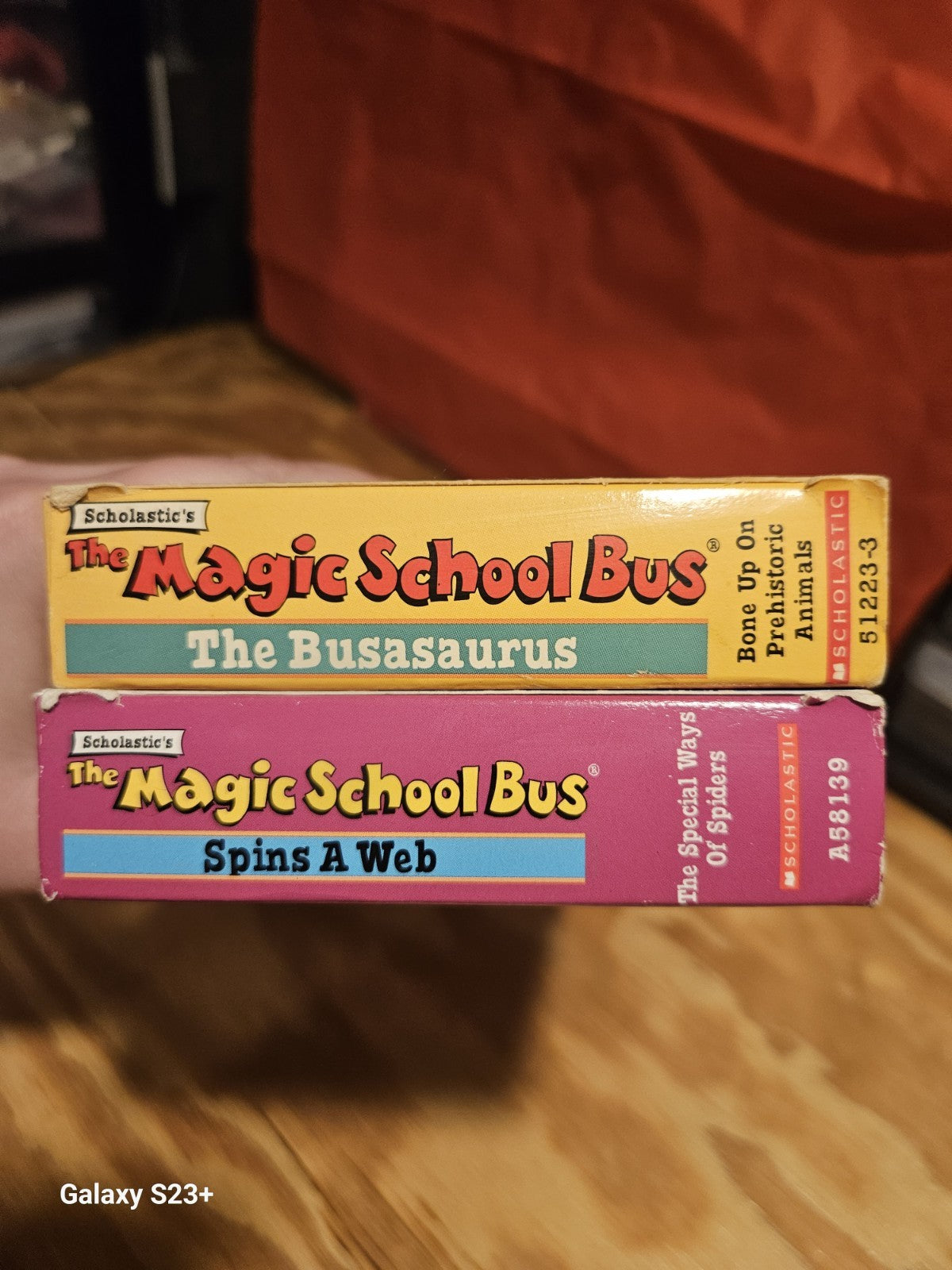 Magic School Bus VHS Lot - Busasaurus, Web, Haunted House, Hops Home, Scholastic
