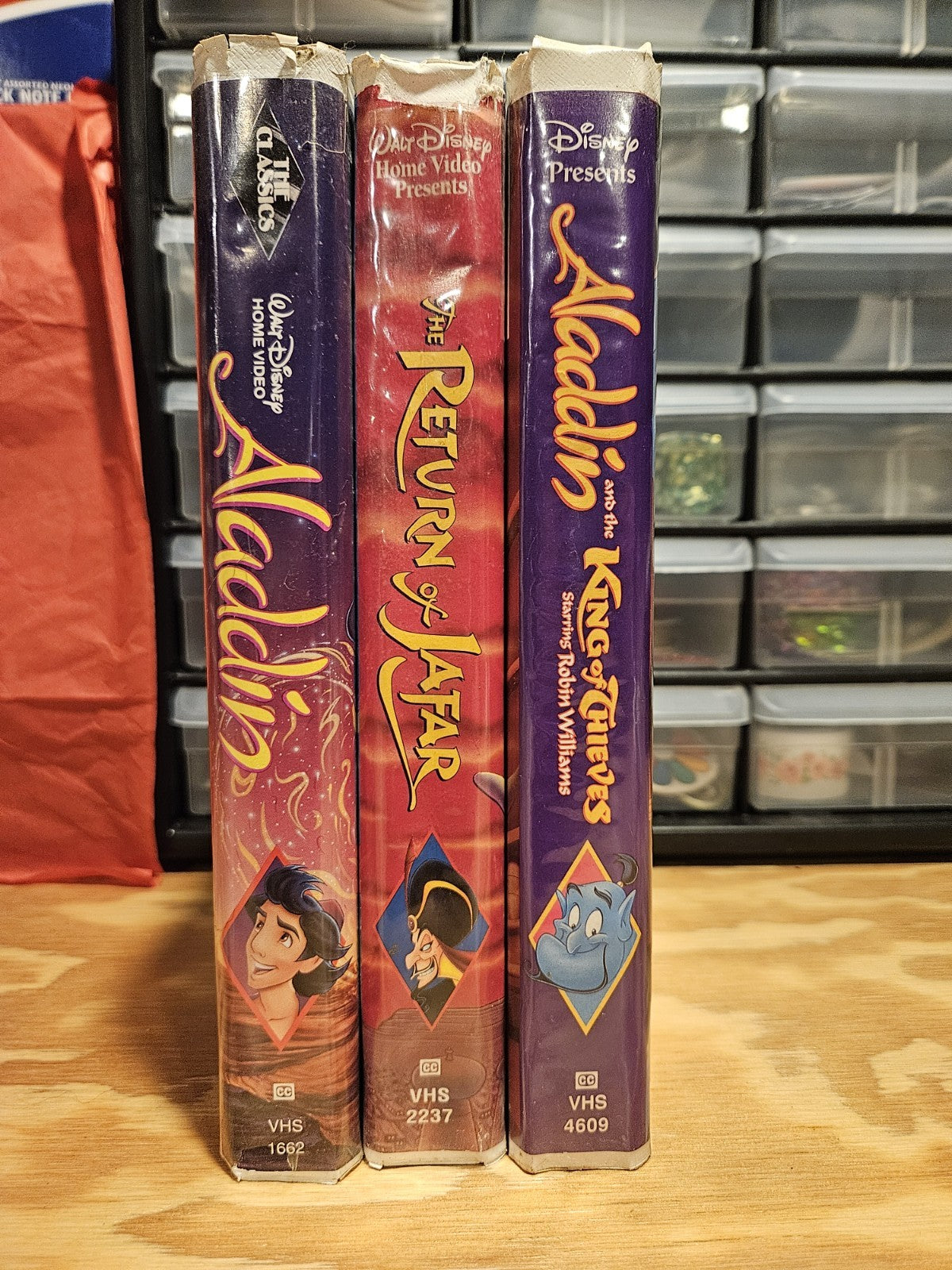 Aladdin VHS Trilogy Orig. Disney Classic The Return Of Jafar King Of Thieves