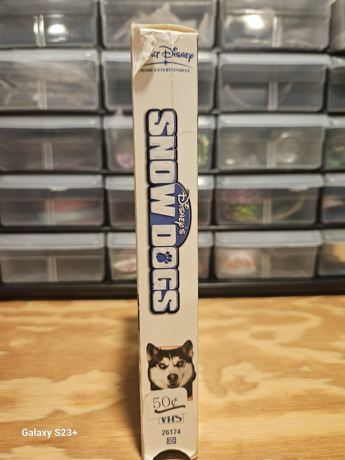 Snow Dogs VHS Disney, Cuba Gooding Jr., James Coburn, Kids family action movie