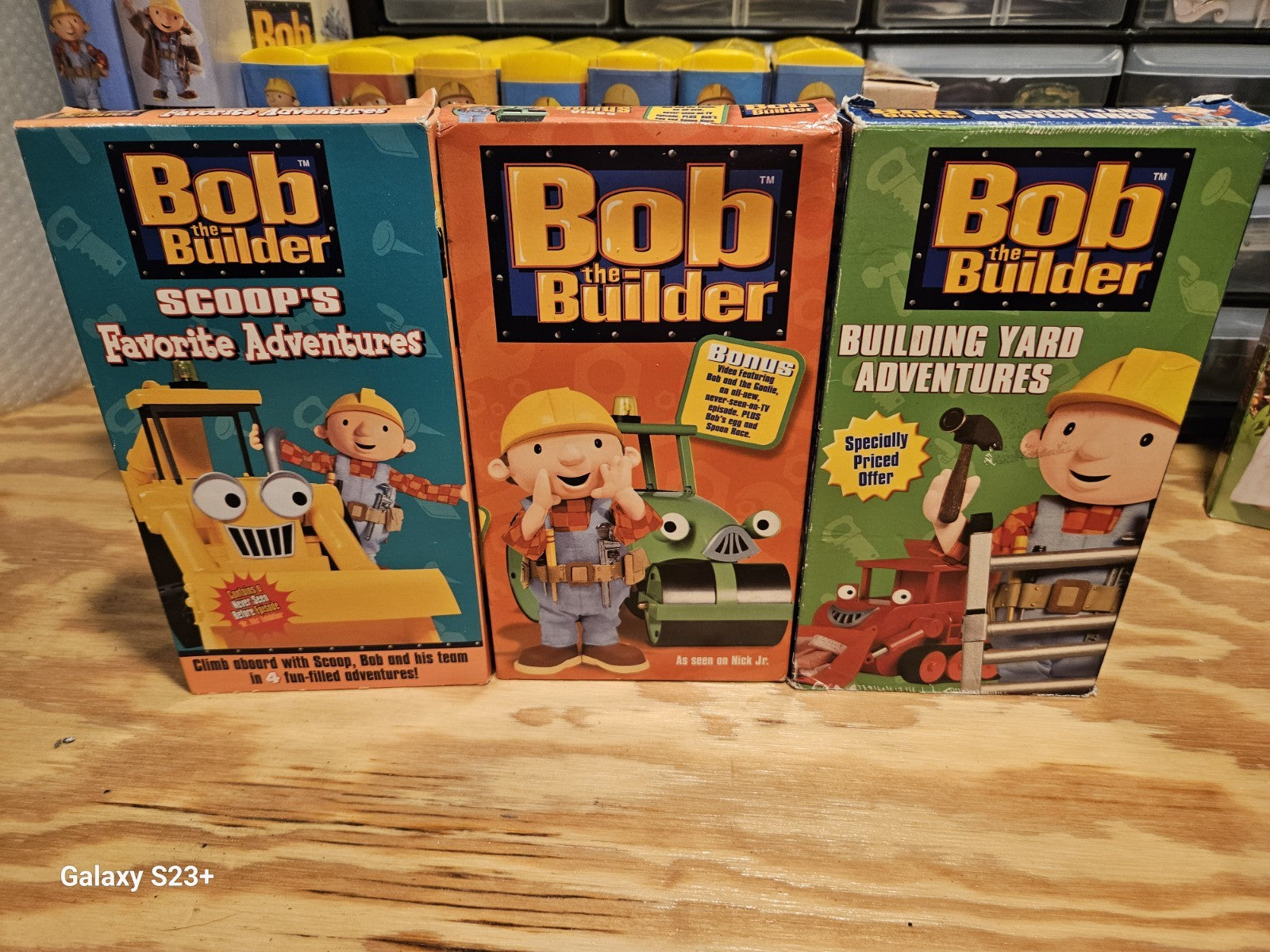 Bob The Builder VHS, Huge Lot 17 VHS, Rare, Kids, HiT Entertainment,  NAHB 