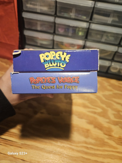 Popeye VHS - Popeye vs. Bluto, The Quest for Pappy, UAV, FHE, Lionsgate