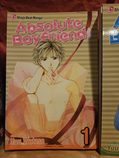 Absolute Boyfriend Complete Series, Volumes 1-6, Yuu Watase, Shojo Beat Manga
