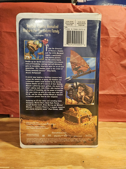 Walt Disney Treasure Planet 2003 VHS, Animated Family Movie, Thompson, Short