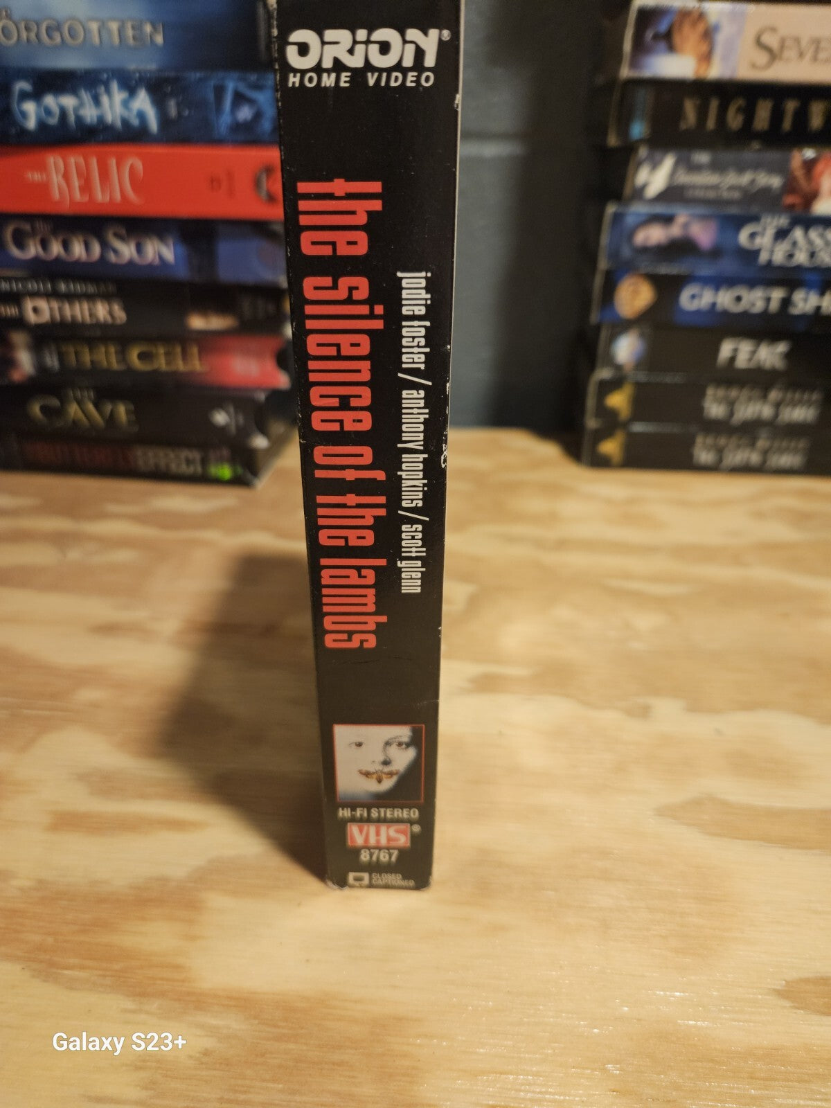 The Silence of the Lambs + Hannibal VHS Orion MGM Hopkins, Foster, Moore