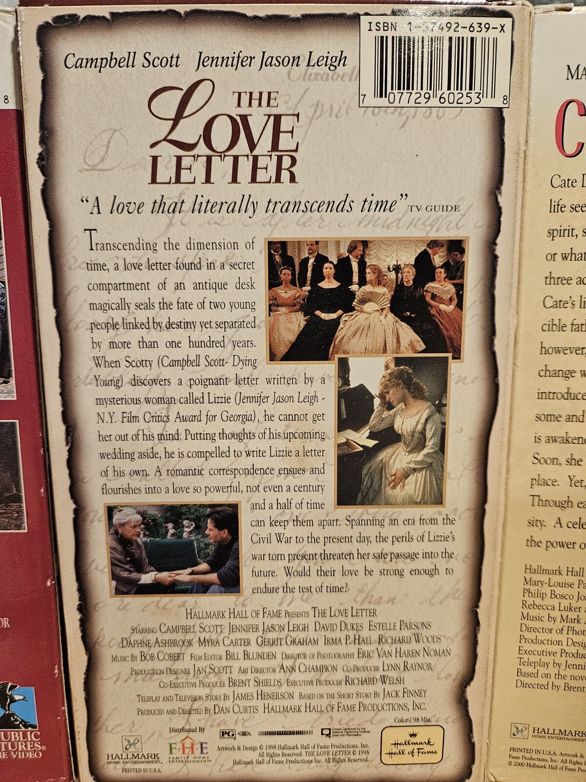 Hallmark VHS Set of 6 - Foxfire, Live Letter, Cupid & Cate, Sarah Plain and Tall