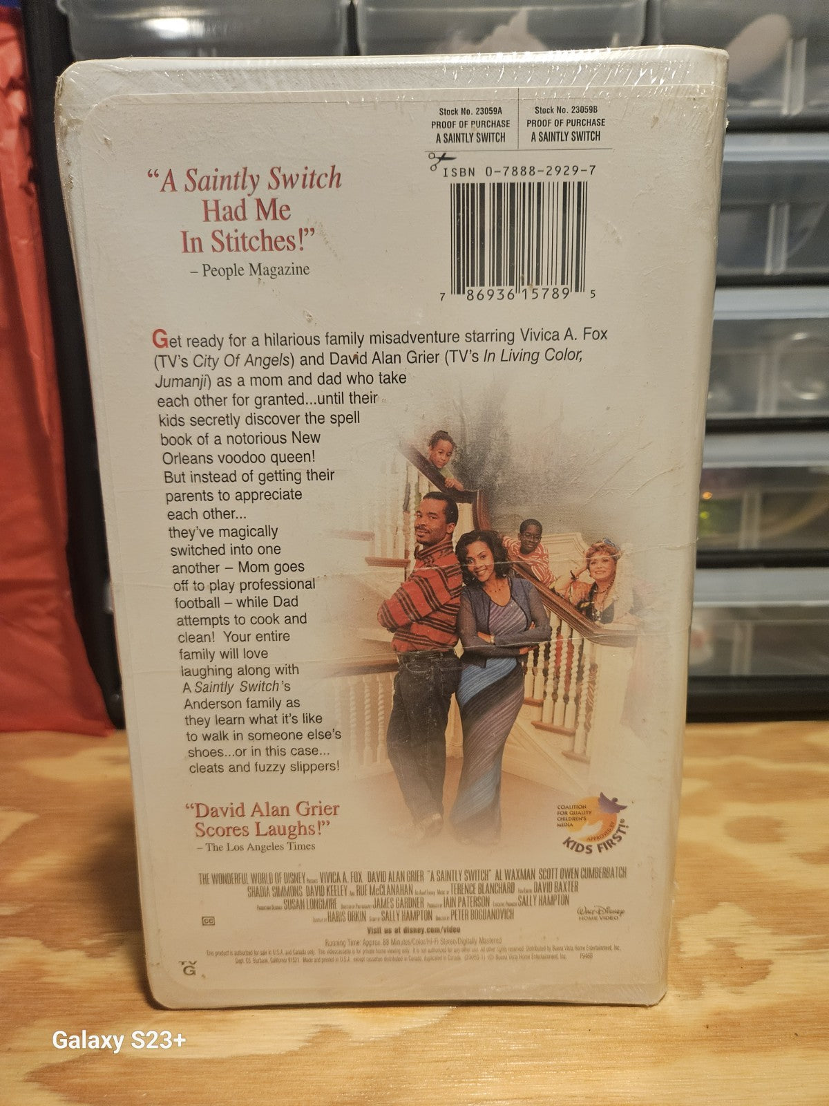 A Saintly Switch 2001 VHS Disney Sealed Clamshell Vivica A. Fox David Alan Grier