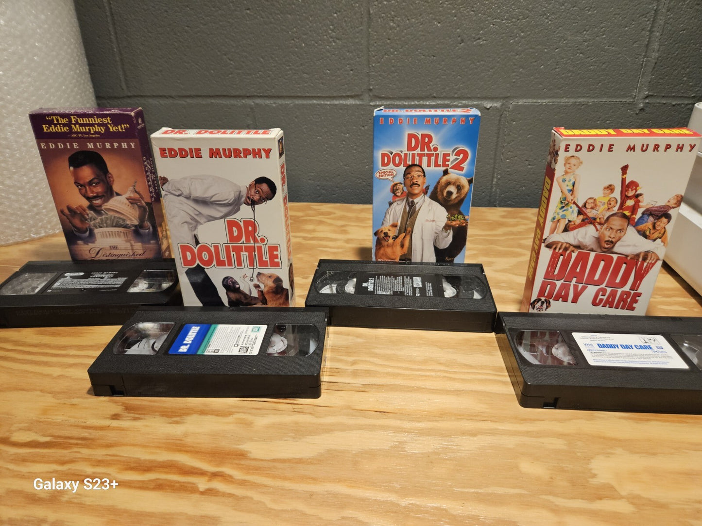 Eddie Murphy VHS Dr. Dolittle, Daddy Daycare, Trading Places Vampire In Brooklyn