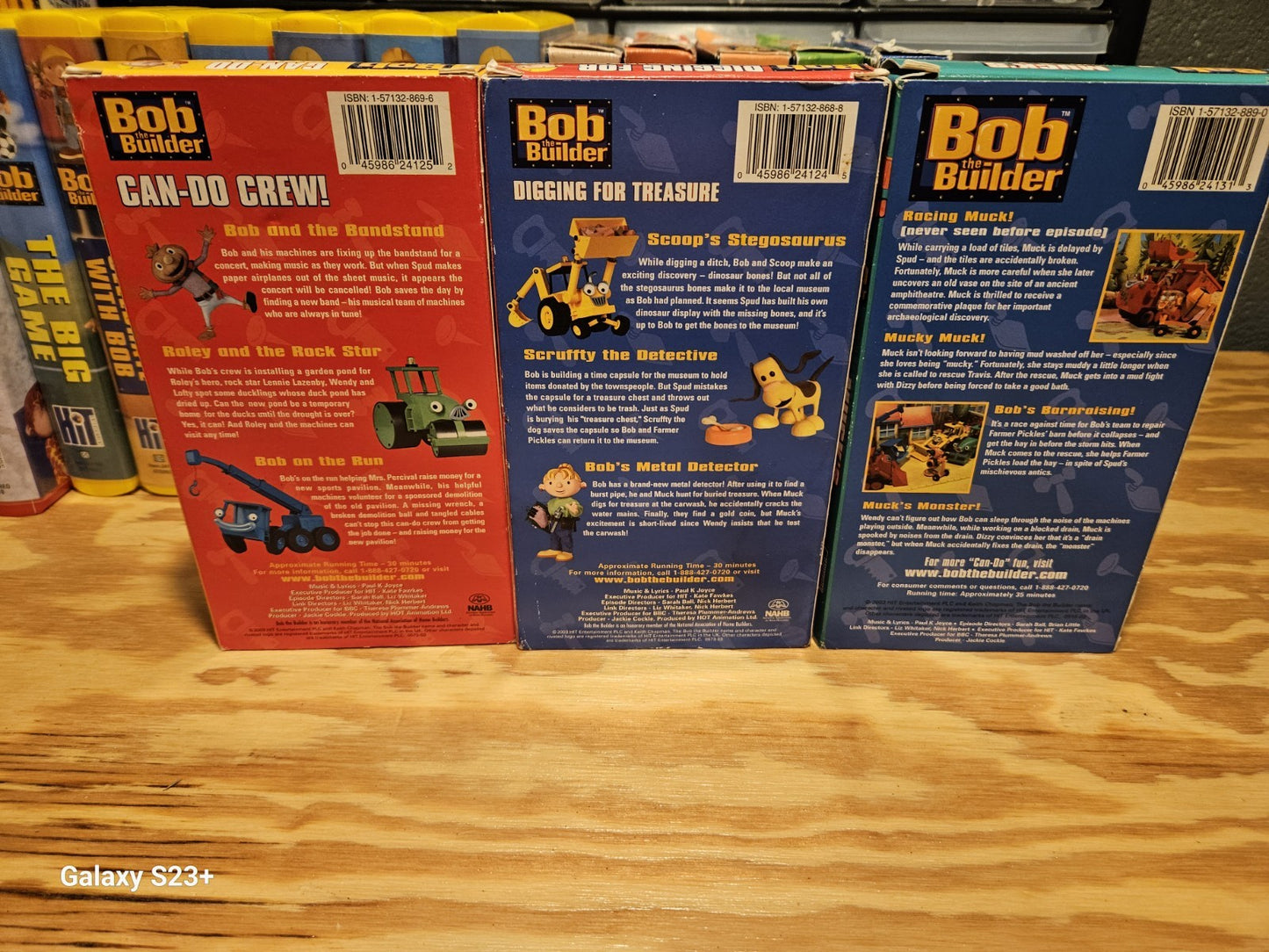 Bob The Builder VHS, Huge Lot 17 VHS, Rare, Kids, HiT Entertainment,  NAHB 
