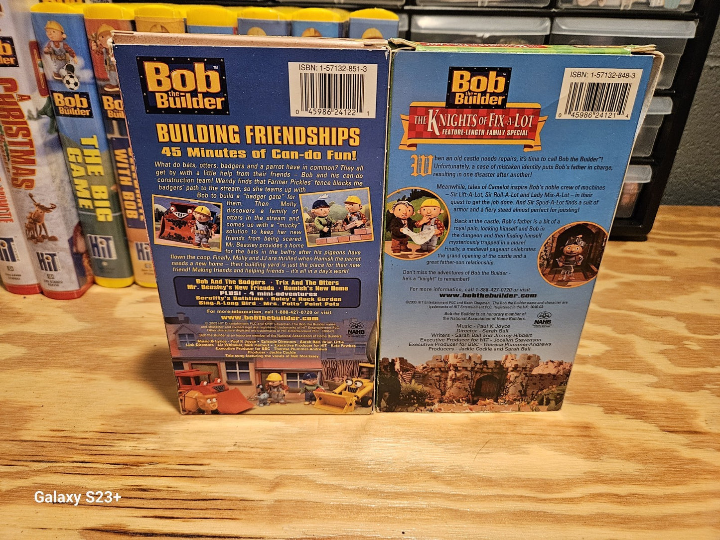 Bob The Builder VHS, Huge Lot 17 VHS, Rare, Kids, HiT Entertainment,  NAHB 