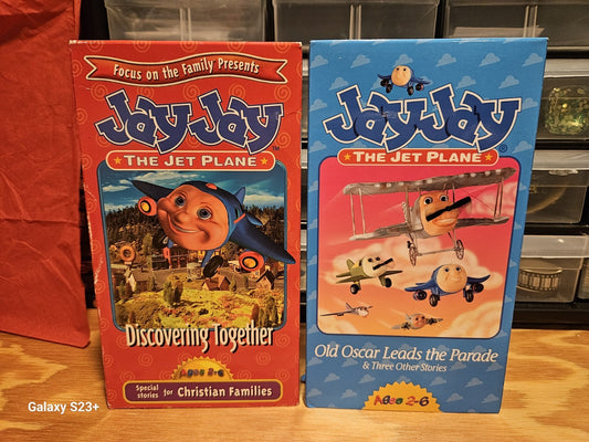 Jay Jay The Jet Plane VHS - Discovering Together, Old Oscar Leads The Parade