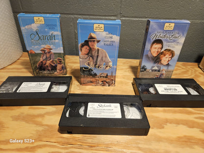 Hallmark VHS Set of 6 - Foxfire, Live Letter, Cupid & Cate, Sarah Plain and Tall