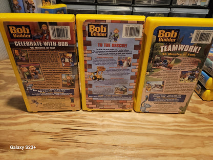 Bob The Builder VHS, Huge Lot 17 VHS, Rare, Kids, HiT Entertainment,  NAHB 