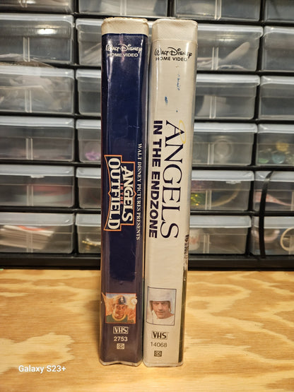 Angels In The Outfield, Endzone VHS Set, Disney, Christopher Lloyd