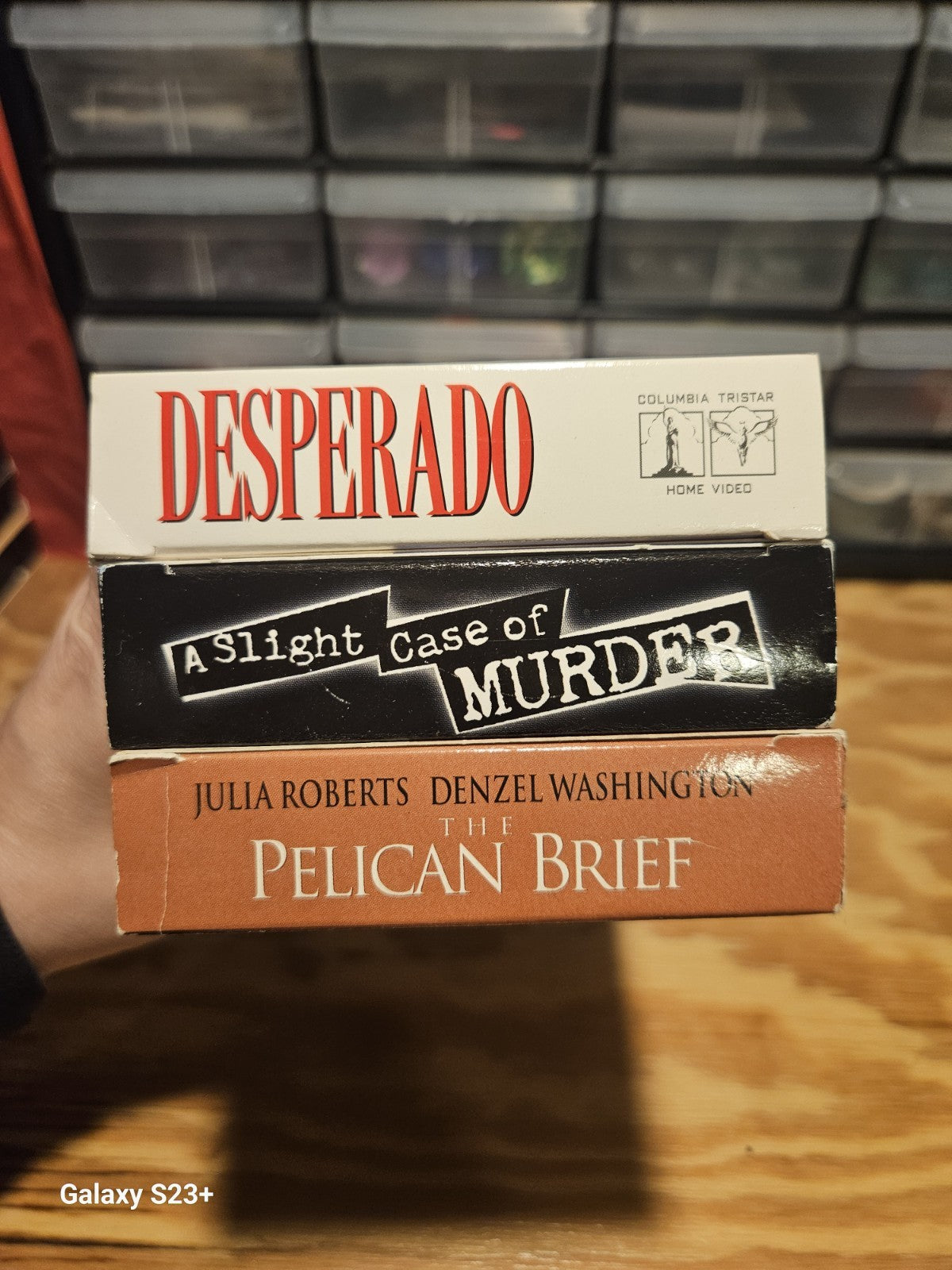 Desperado Case Of Murder Pelican Brief VHS Columbia TNT Warner Banderas Roberts