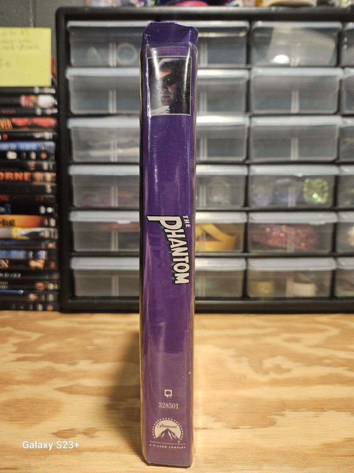 The Phantom VHS Paramount, Billy Zane Treat Williams Kristy Swanson, Holographic