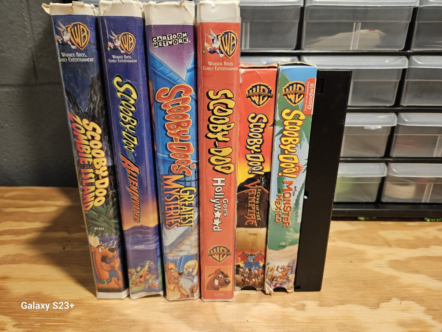 Scooby Doo VHS SM LOT, Zombie Alien Vampire Hanna Barbera Cartoon Network Warner